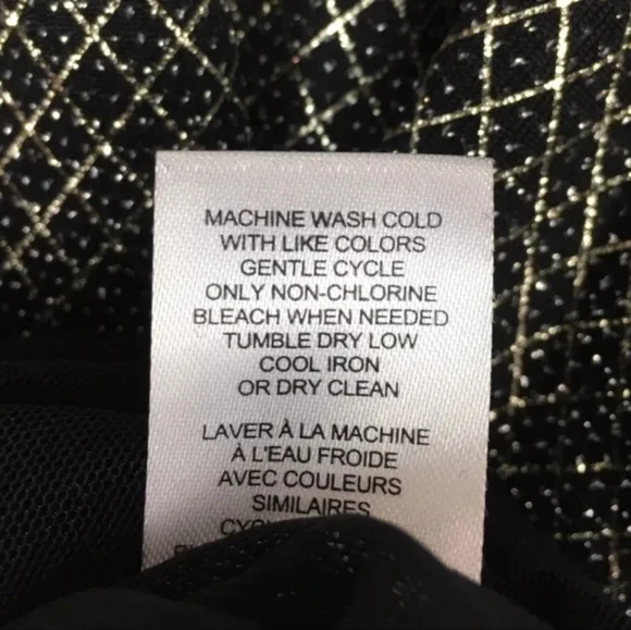 Tahari Sheath Dress Black/Gold Side Knot Sleeveless nwot - Picture 12 of 13